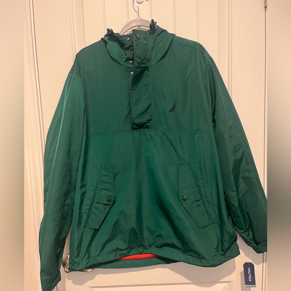 Nautica Men's Forest Green Windbreaker